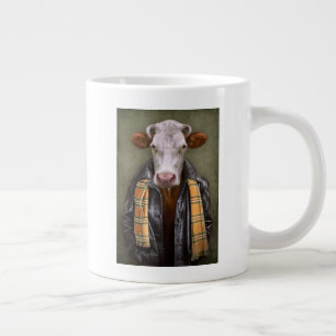 Cow Man Giant Coffee Mug