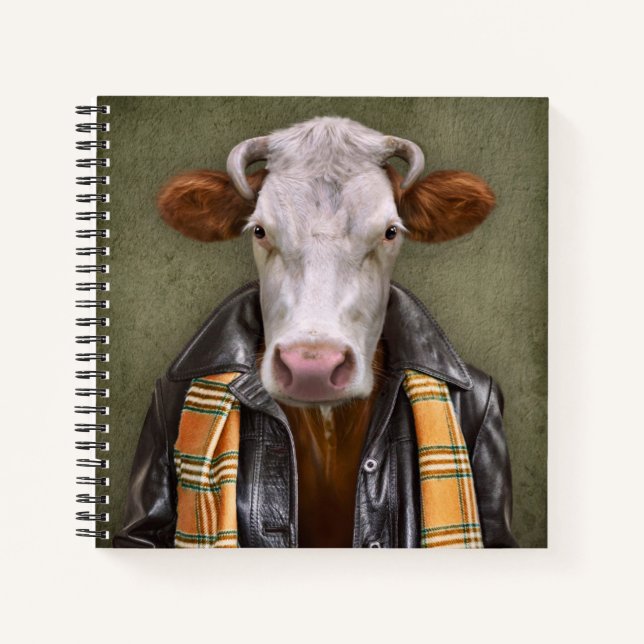 Cow Man Notebook (Front)