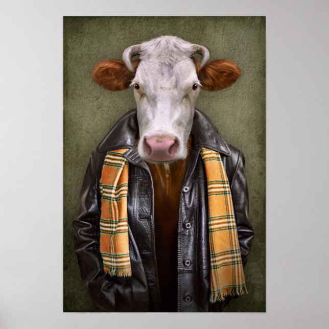 Cow Man Poster (Front)