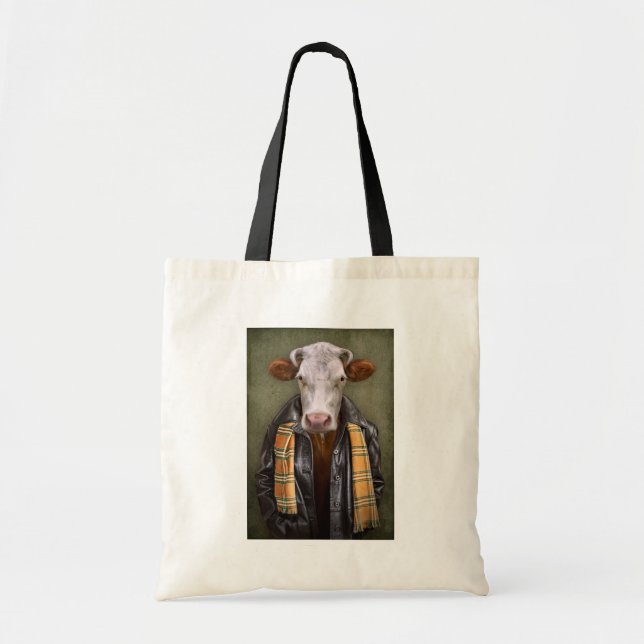 Cow Man Tote Bag (Front)