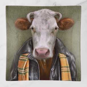 Cow Man Trinket Tray
