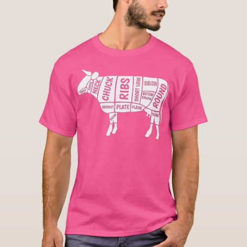Cow Meat Parts  T_Shirt