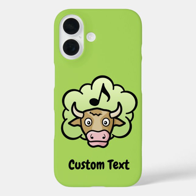 Cow Methane Cartoon Case-Mate iPhone Case (Back)