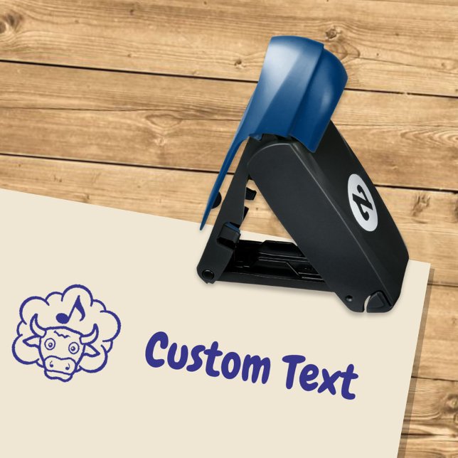 Cow Methane Cartoon Pocket Stamp (Creator Uploaded)