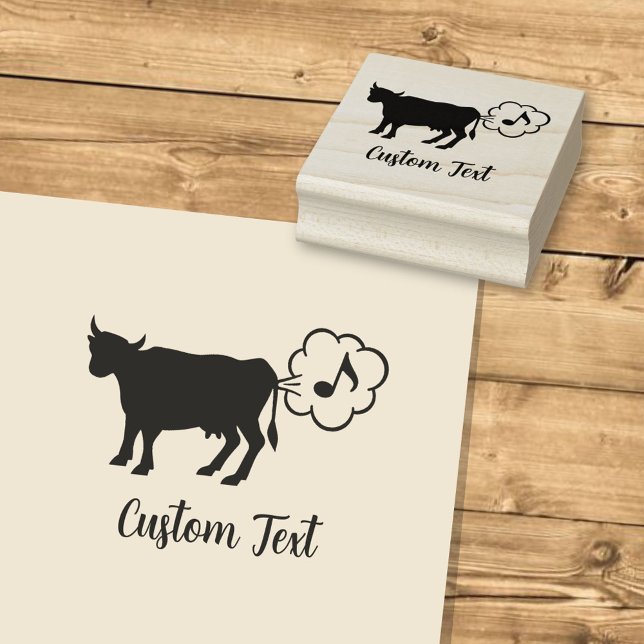 Cow Methane Icon Rubber Stamp (Creator Uploaded)