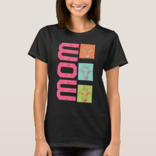 Cow Mom Mother's Day Cow Wife Farm Animal Farmer T-Shirt