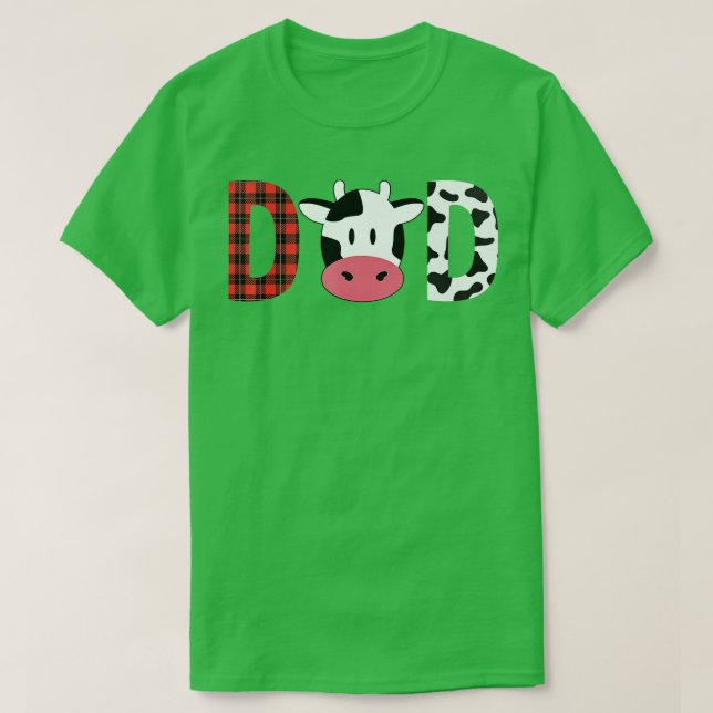 Cow Mom or Dad Birthday Farm Birthday Party  T-Shirt (Design Front)