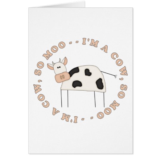 Cow Moo Card