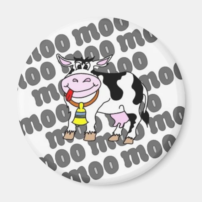 Cow Moo Magnet (Front)