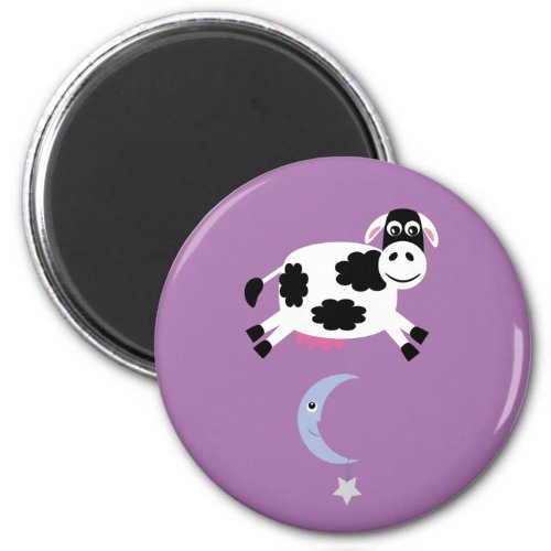 Cow  moon magnet