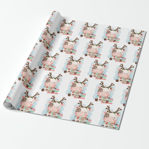 Cow My 1st Christmas Wrapping Paper