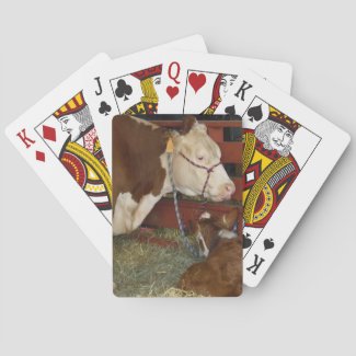 Cow N Calf Playing Cards