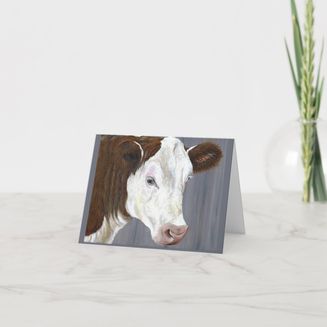 Cow note cards | Zazzle