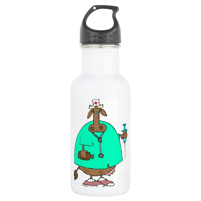 Cow Nurse Water Bottle (Front)