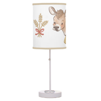 Cow Nursery Lamp