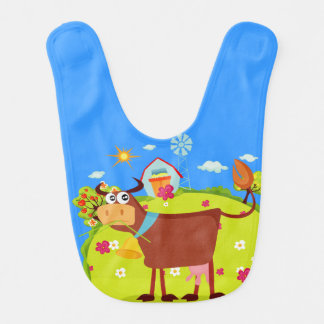 Cow on the Farm Bib
