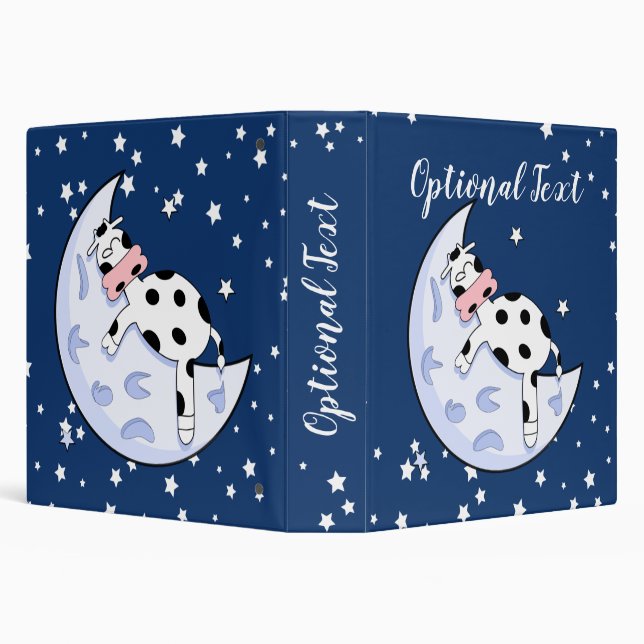 Cow Over the Moon 3 Ring Binder (Background)