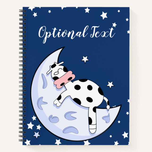 Cow Over the Moon  Notebook (Front)