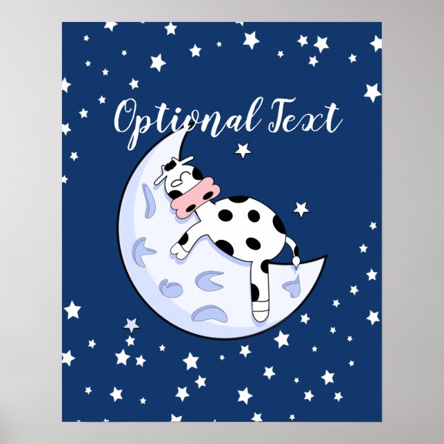 Cow Over the Moon Poster (Front)