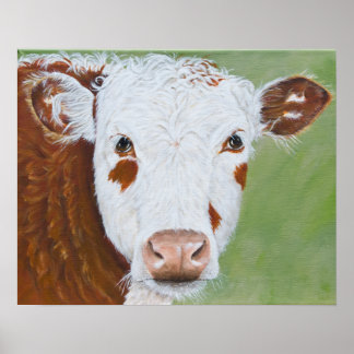 Cow Painting 16 x 20 Poster