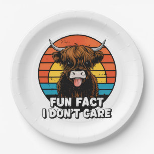 Cow. Paper Plates