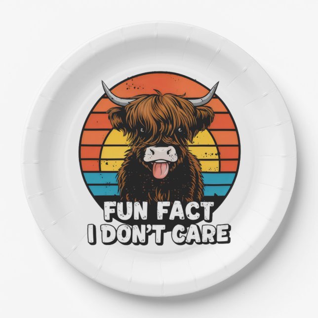 Cow. Paper Plates (Front)