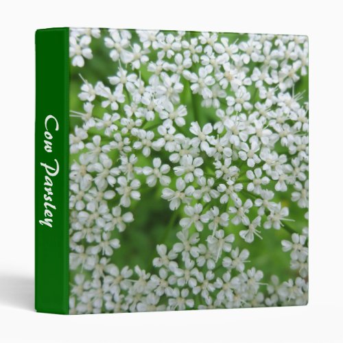 Cow Parsley 10in 3 Ring Binder