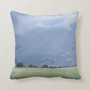 Cow Parsley 2012 Throw Pillow