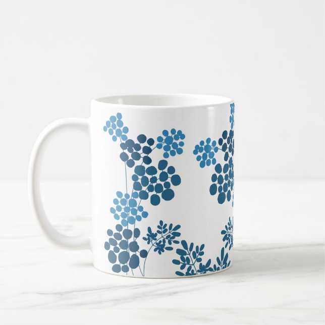 Cow parsley 2 coffee mug (Left)
