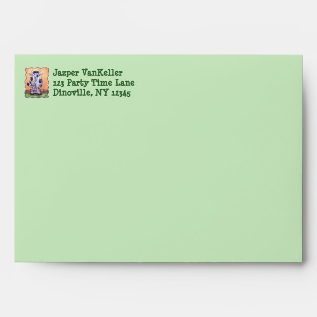 Cow Party Center Envelope (Front)