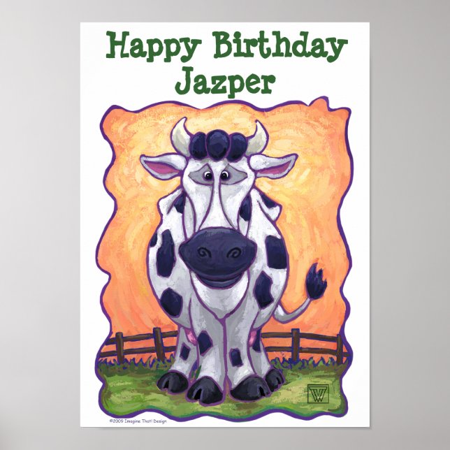 Cow Party Center Poster (Front)