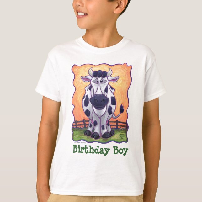 Cow Party Center T-Shirt (Front)