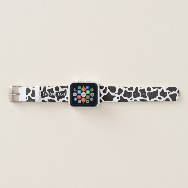 Cow Pattern Apple Watch Band (Front)