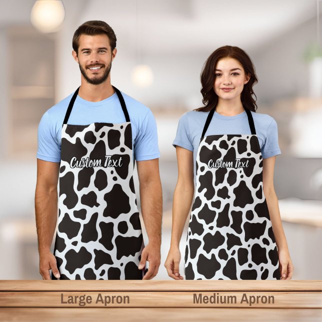 Cow Pattern Apron (Creator Uploaded)