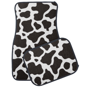 Cow pattern background car floor mat