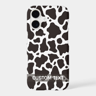 Cow pattern background iPhone 17 case