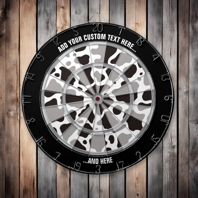 Cow Pattern Background Dart Board (Creator Uploaded)