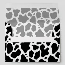 Cow Pattern Background Envelope