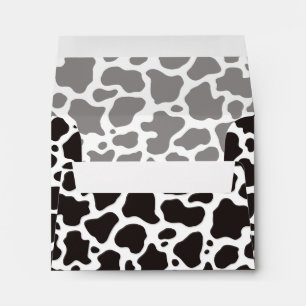 Cow pattern background envelope