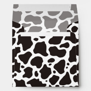 Cow pattern background envelope