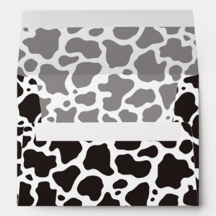 Cow pattern background envelope
