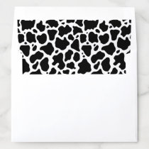 Cow Pattern Background Envelope Liner