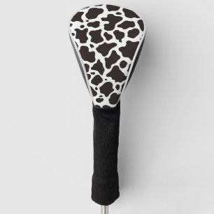 Cow pattern background golf head cover