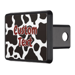 Cow Pattern Background Hitch Cover