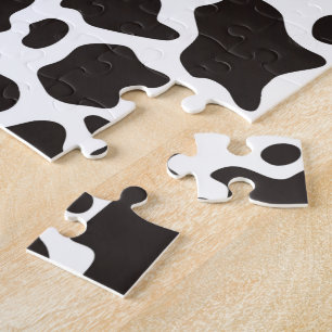 Cow pattern background jigsaw puzzle