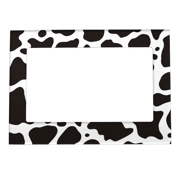 Cow 5x7 Black Metal Picture Frame 