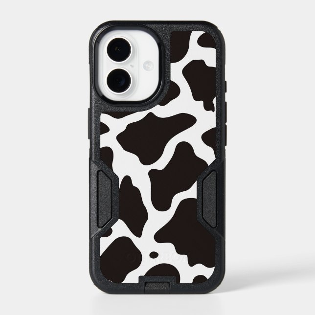 Cow pattern background otterbox iPhone case (Back)
