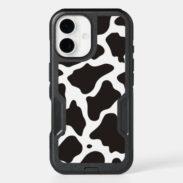 Cow pattern background otterbox iPhone case (Back)