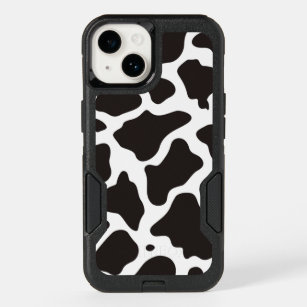 Cow pattern background OtterBox iPhone 14 case