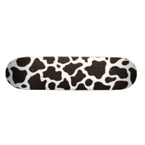 Cow pattern background skateboard deck Cow pattern background skateboard deck